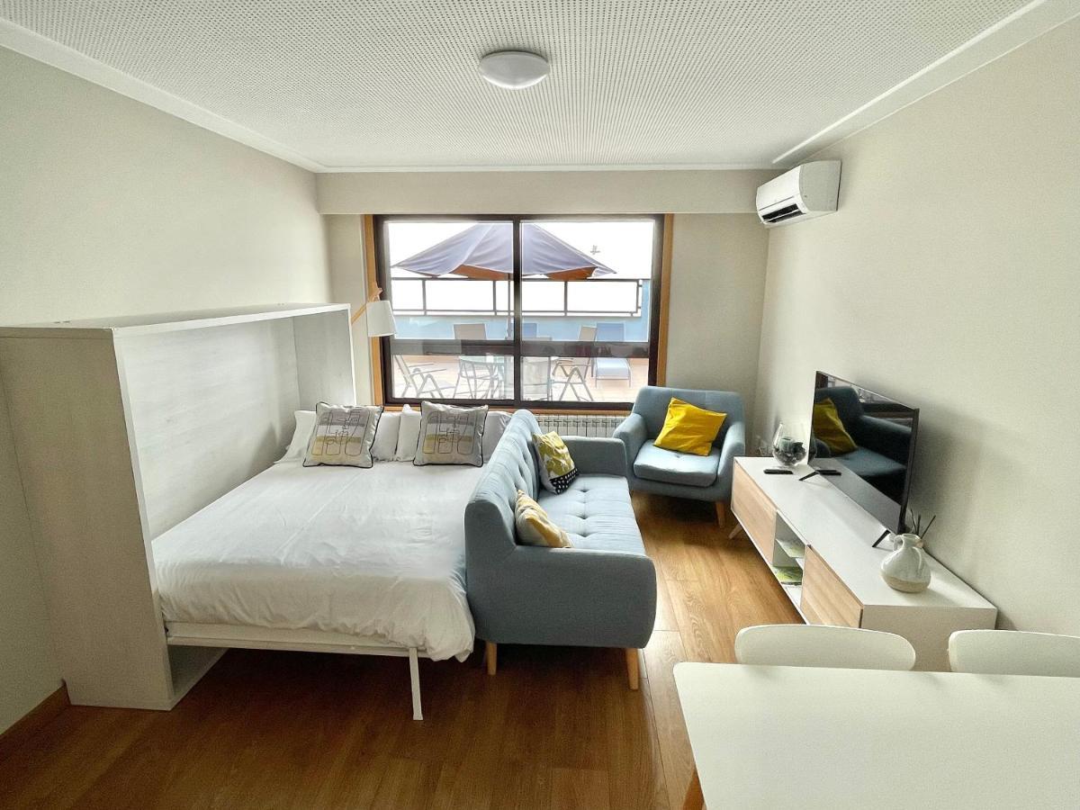 Estudio Centrico 1 Con Terraza Y Parking Privado Ourense Luaran gambar