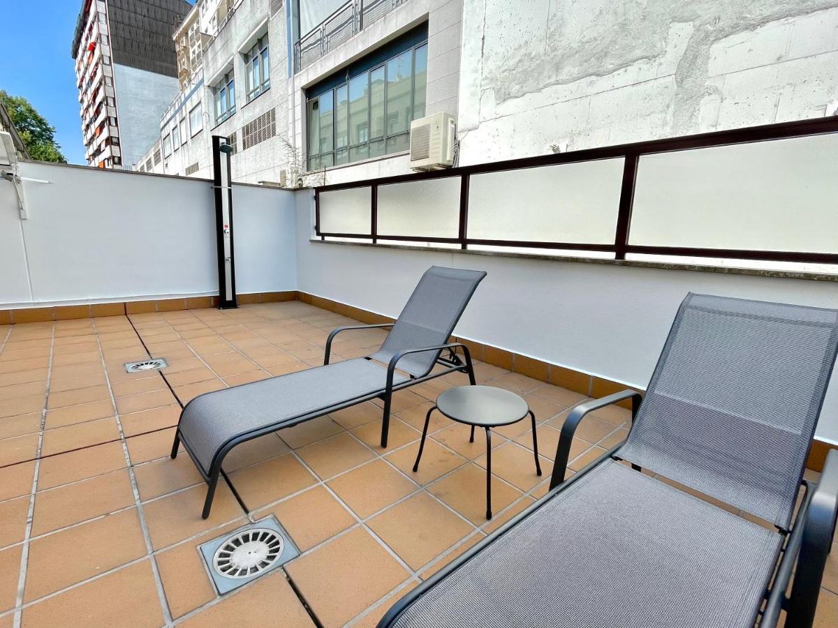 Estudio Centrico 1 Con Terraza Y Parking Privado Ourense Luaran gambar